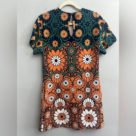 *New* Maeve by Anthropologie Floral Shift Mini Dress, Size Small - Picture 8 of 9